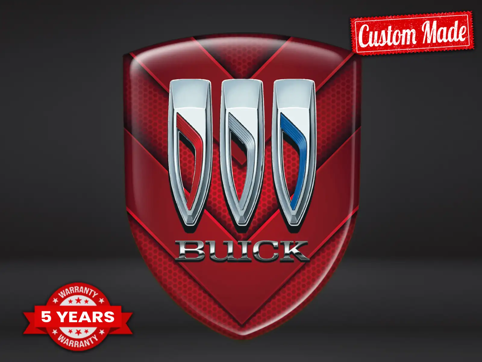 Buick Adesivi Logo Personalizzati Robusti Multiuso Pregio